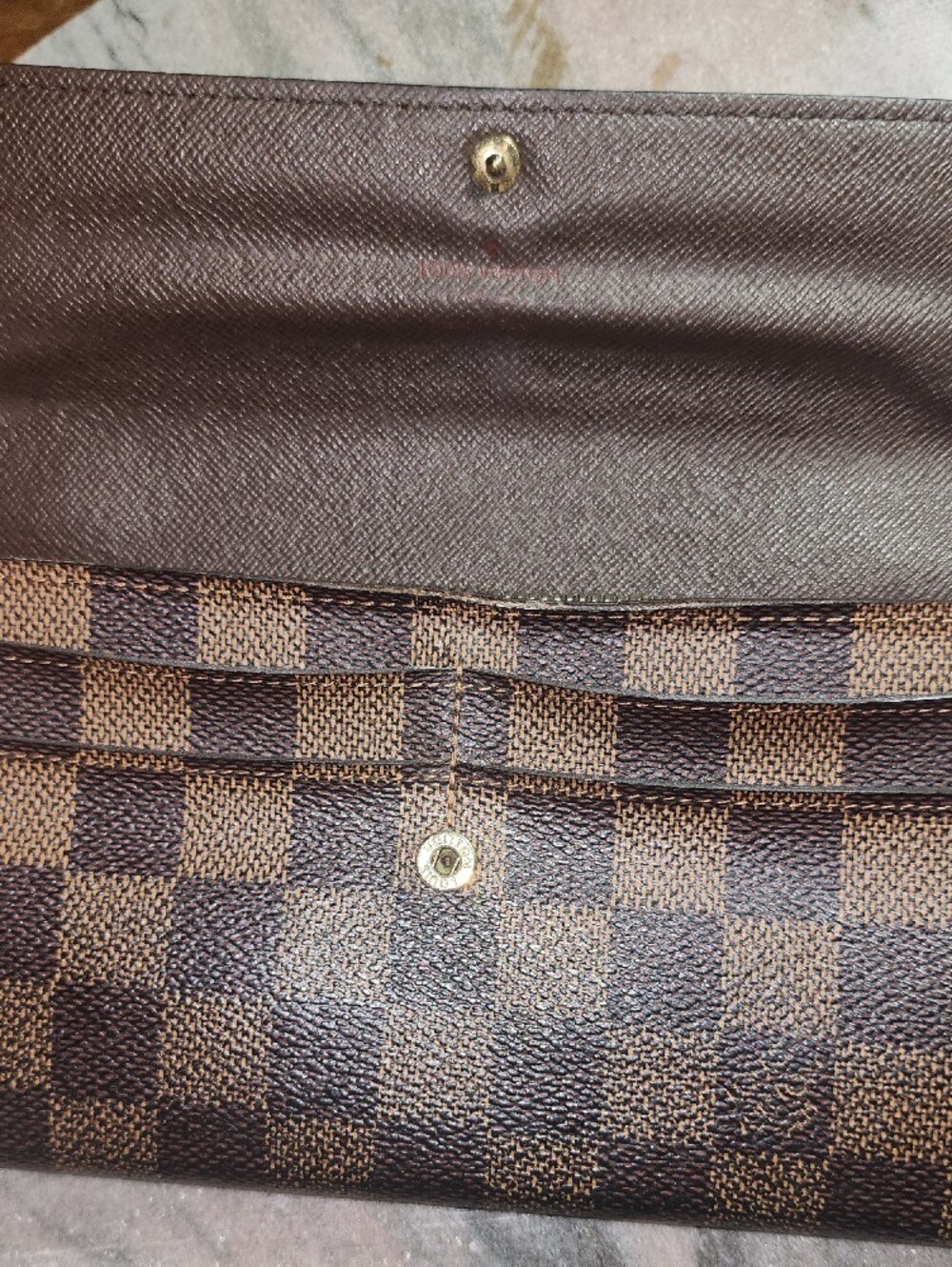 Louis Vuitton Brown Monogram & Damier Wallet Pair - Picture 12 of 15